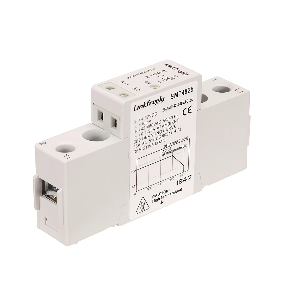 

SMT4825 10A Mini Smart Home Control Board Solid State Relay 5V 12V 24V 32VDC In Out 42-480VAC Voltage SSR Relay Module DC AC