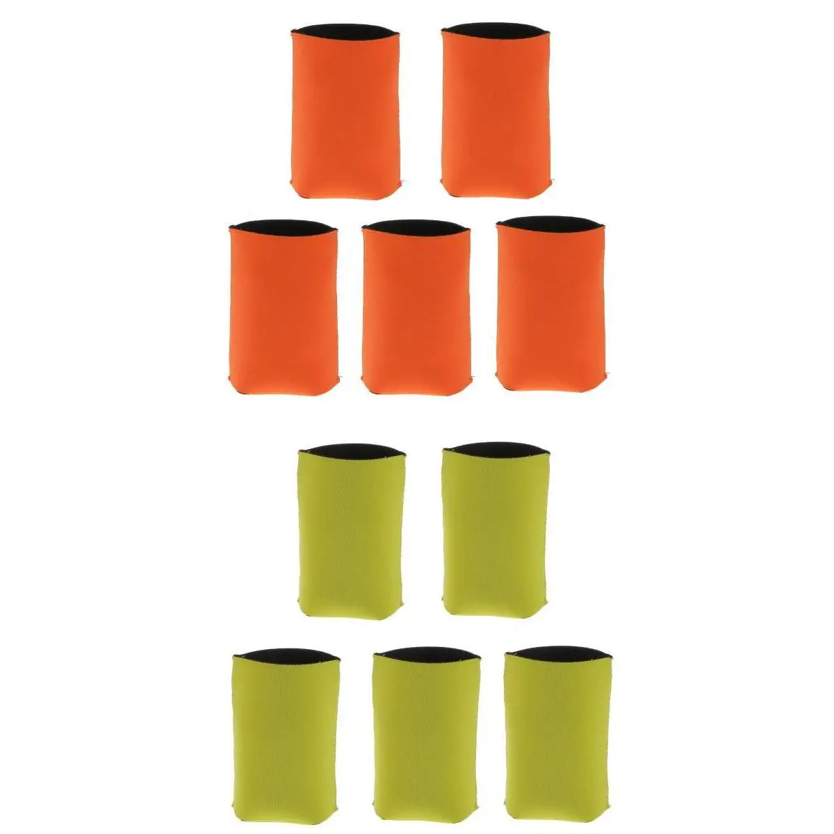 10 Pieces Neoprene Cooling Beer Drinks Bottle Tin Can Cooler Sleeve Holder