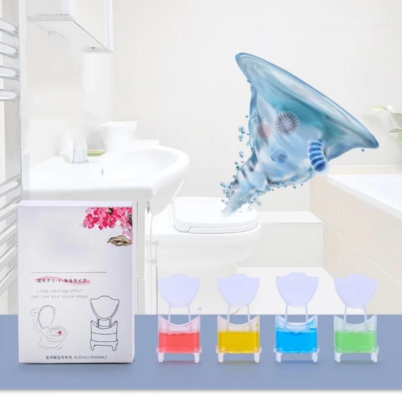 Цветной цветочный гель-игла, чистящее средство, ароматическая ароматерапия, освежитель воздуха, эффективный дезодорирующий очиститель для туалета