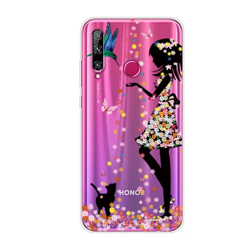 Silicone Case for Huawei Honor 10i Soft TPU Cover for Honor 10i HRY-LX1T Transparant for Honor10i 10 i 6.21 inch 10i Honor10 (38)