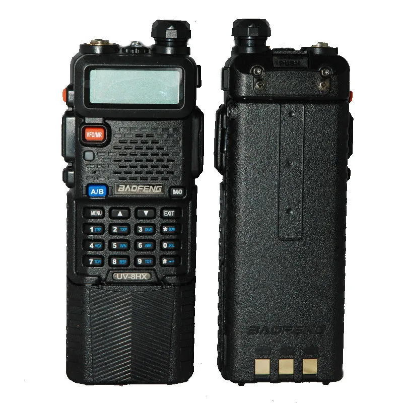 2 PCS Baofeng walkie talkie UV-8HX,UV5R High Power Version,1w/4w/8w VHF/UHF dual Band Radio 2 PCS Baofeng walkie talkie UV-8HX,UV5R High Power Version,1w/4w/8w VHF/UHF dual Band Radio