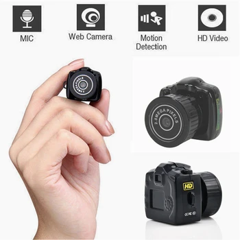 

Portable Micro Mini Camera 720P HD Video Audio Recorder Body Cam with Microphone DV DVR Security Secret Nanny Camcorder