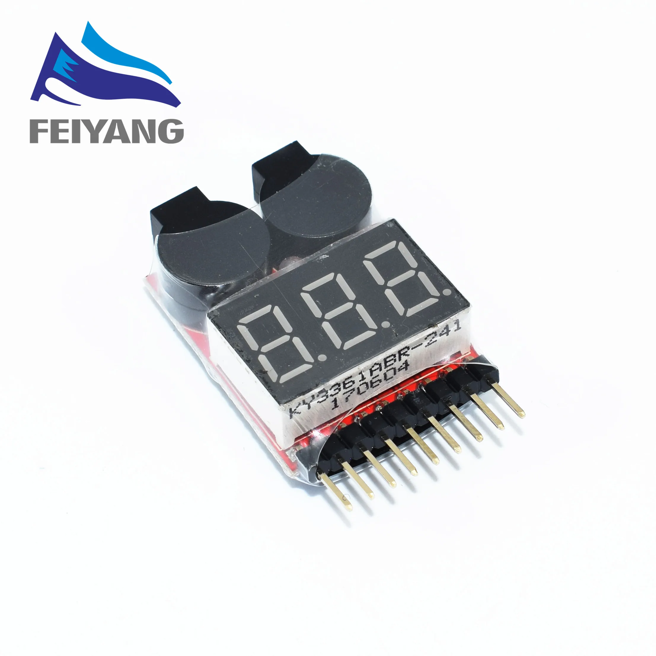 

1PCS SAMIORE ROBOT 1-8S Lipo/Li-ion/Fe RC helicopter airplane boat etc Battery Voltage 2 IN1 Tester Low Voltage Buzzer Alarm