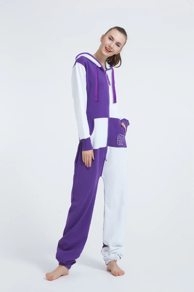 

ZOOOP IT UP Unisex Romper Adult Hoody Fleece Nordic Way Overall One Piece Jumpsuit