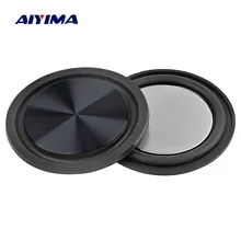 AIYIMA 2 шт. 61 мм бас-радиатор диафрагма для динамика вспомогательный сабвуфер Вибрация пассивный радиатор резиновая пластина для НЧ-динамика