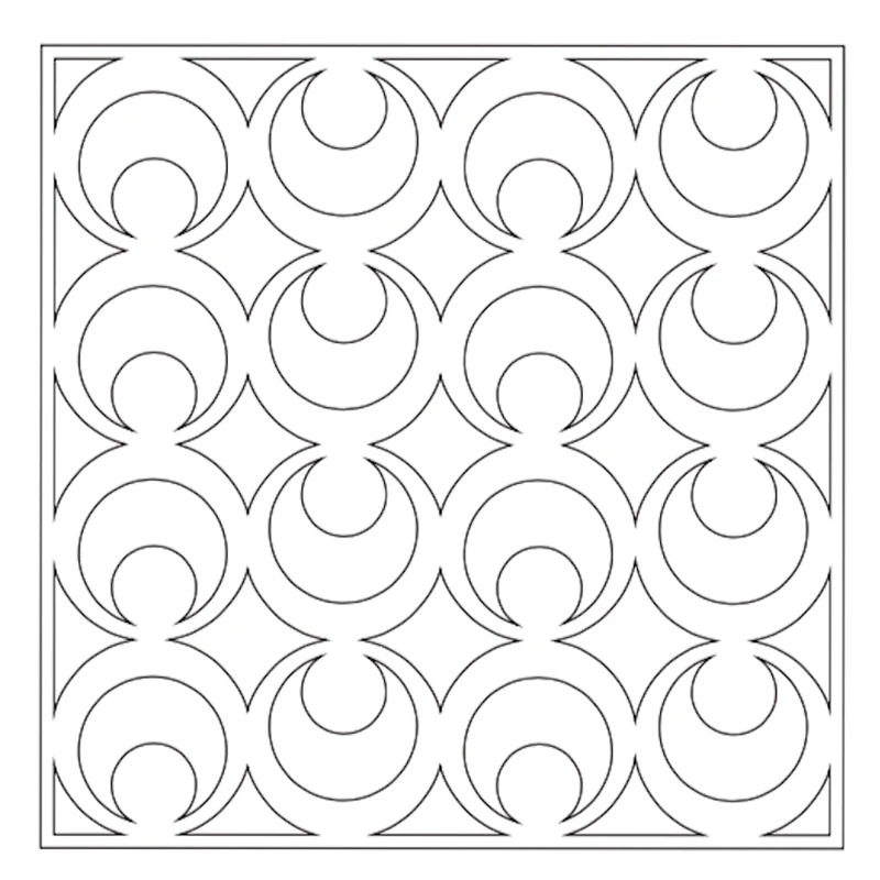 

6x6inch Moon In Sun Plastic Stencil DIY Scrapbooking Embossing Paper Card Decorative Handmade Craft Templates Drawing Sheet