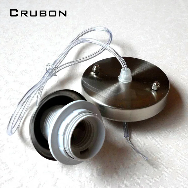 CRUBON Suspension type with cable E27 scoket lamp holder droplight DIY