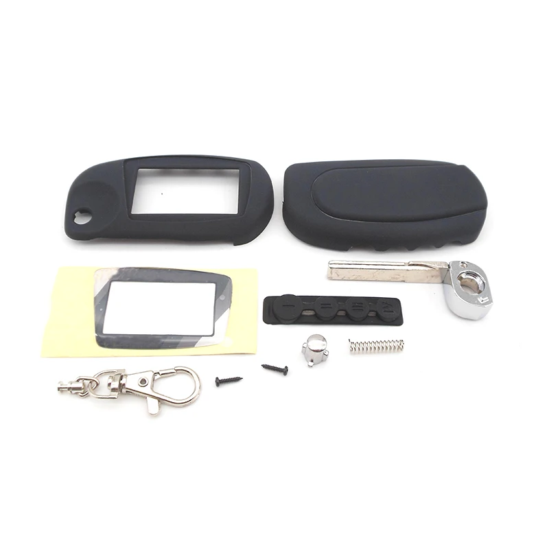 

New arrival switchblade key case for Scher Khan 5 uncut blade fob case cover M5 folding car flip remote + M5 Glass