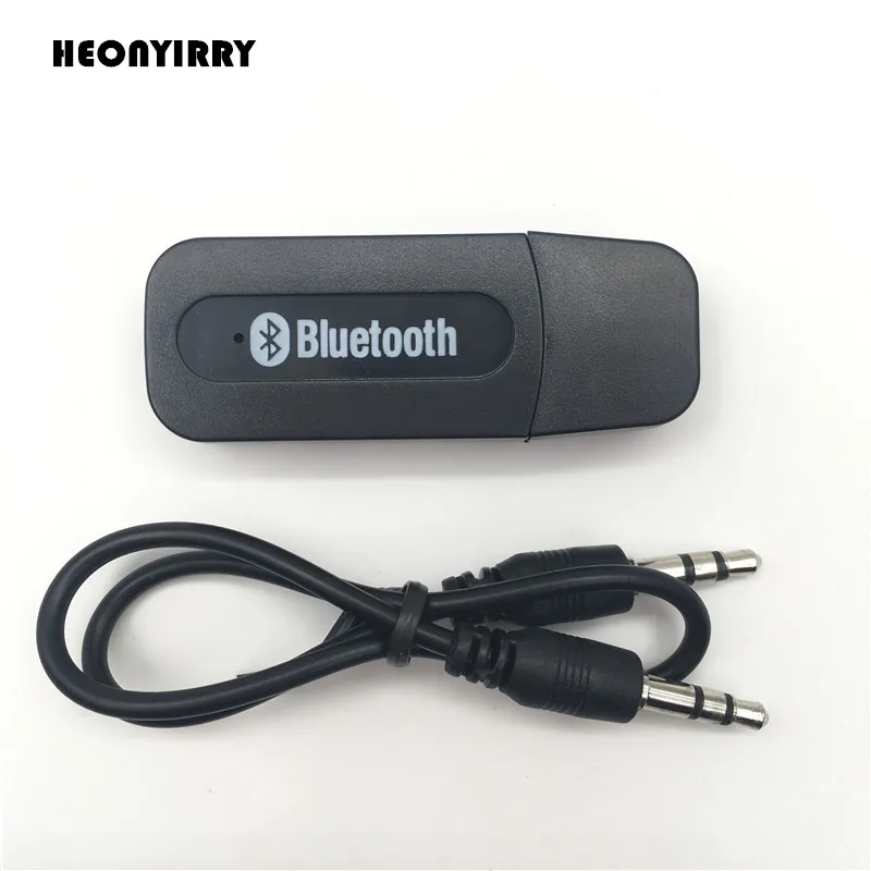 Bluetooth Receiver A2DP Dongle Stereo Music Audio Receiver Wireless USB Adapter for Car AUX Android/IOS Mobile Phone 3.5mm Jack