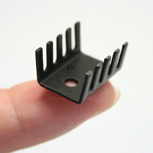 

100Pcs 19 x 15 x 10mm Aluminium Alloy Heatsink Heat Sink for TO-220 Transistor