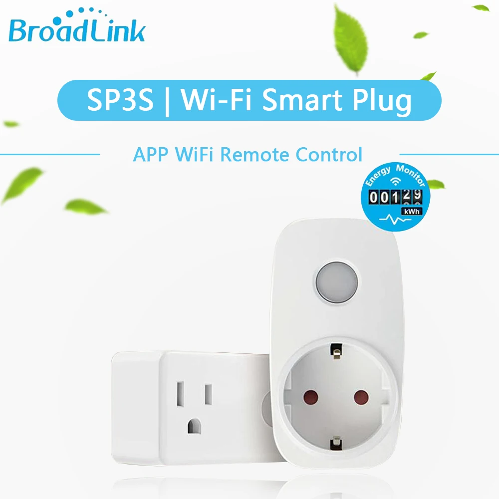 

Broadlink SP3S WiFi Smart Socket US EU Power Plug for Alexa Google Home APP Remote Control Outlet Smart Home Automation PK SP3