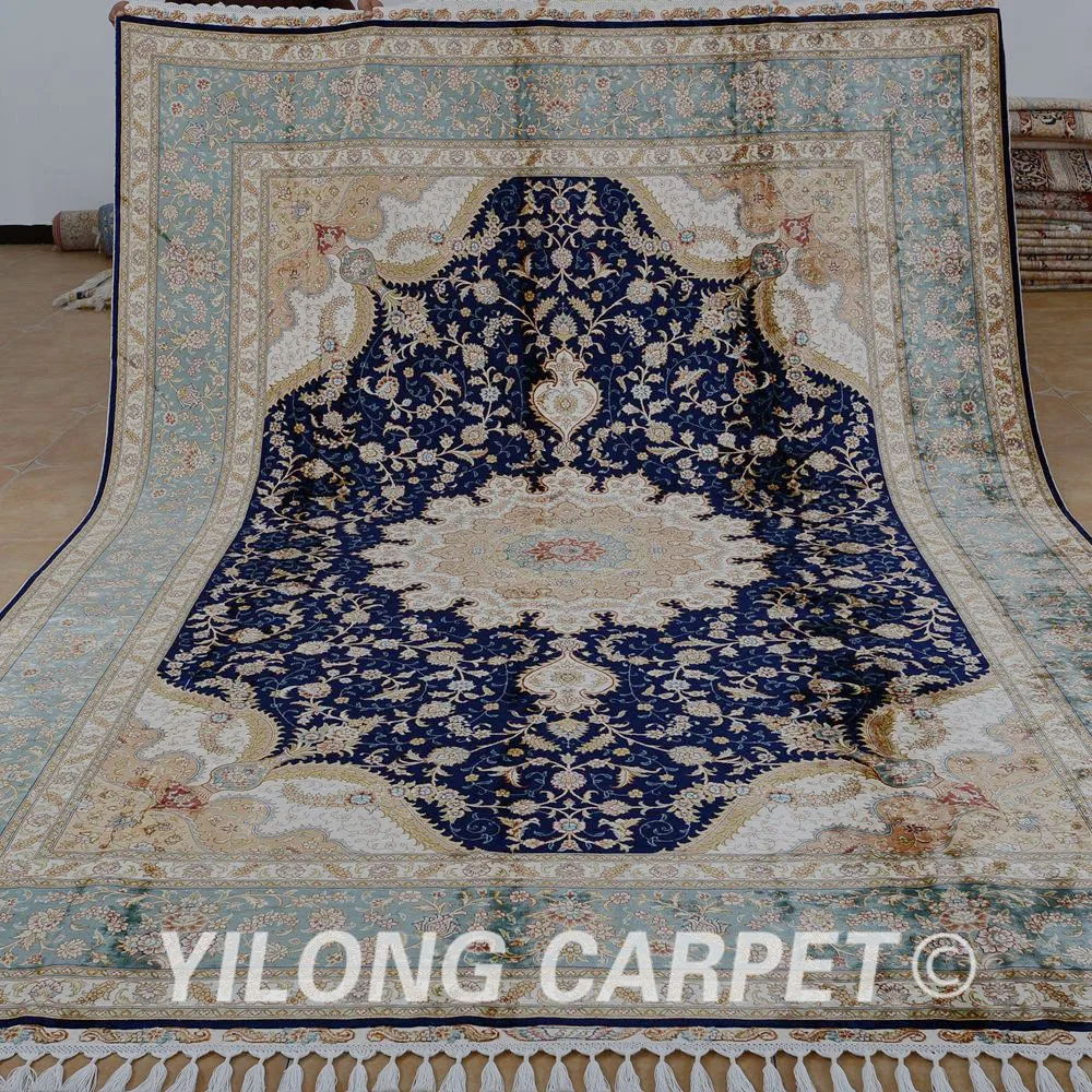 Online Get Turkish Oriental Rugs Aliexpress Alibaba Group Yilong 8 X11 7 Tabriz Oriental Rug Large Antique Black Turkish Handmade Carpet 1869