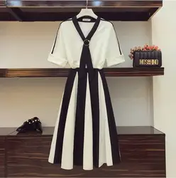 2019 новые модные летние женские костюмы из двух предметов с юбкой элегантная шифоновая рубашка с v-образным вырезом и лентой + длинная юбка в