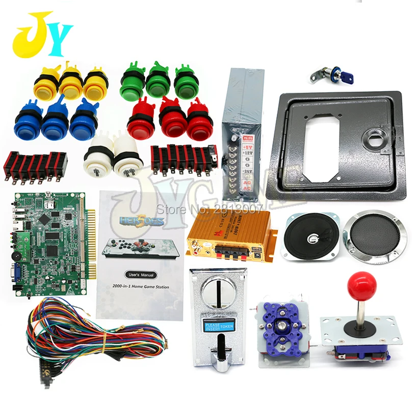 HDMI/VGA TV LCD аркадная игра DIY Kit Zero Delay USB джойстик набор с героями 2020 в 1 игровая доска