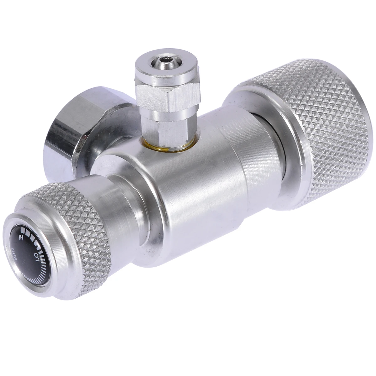Aluminium Alloy CO2 Aquarium Moss Plant Fish Single Pressure Gauge Regulator Manometer Equipment Aquarium Accessories