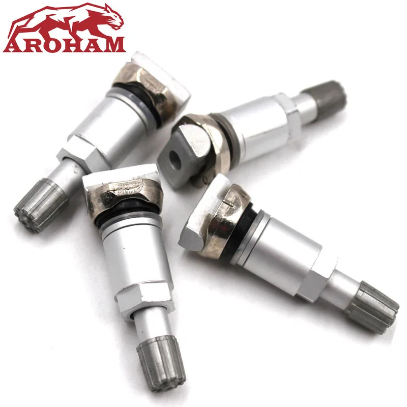 Шиномонтажный клапан Aroham 4x TPMS для Land Rover Infiniti Volvo BMW Renault бескамерный