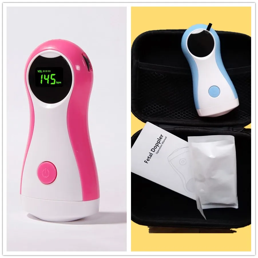 

4 Color LCD display Fetal Doppler Portable ultrasound fetal heart monitor with Alarm Function & FHR Curve Display