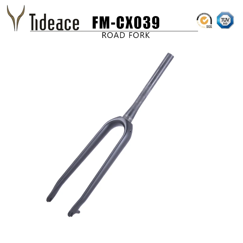 CX Post Mount Disc Brake fork Gravel Bike fork 700C Carbon Tapered cyclocross CX Bike Fork QR 100*9mm for CX039 frame CX Post Mount Disc Brake fork Gravel Bike fork 700C Carbon Tapered cyclocross CX Bike Fork QR 100*9mm for CX039 frame