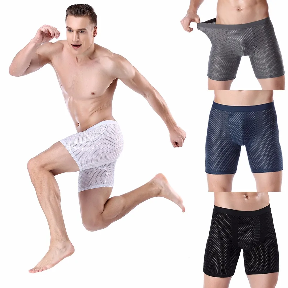 

New Hot Fashion Men's Sexy Underwear Boxer Shorts Male Bulge Pouch Modal Breathable Comfortable Underpants For Men Drop Shipping