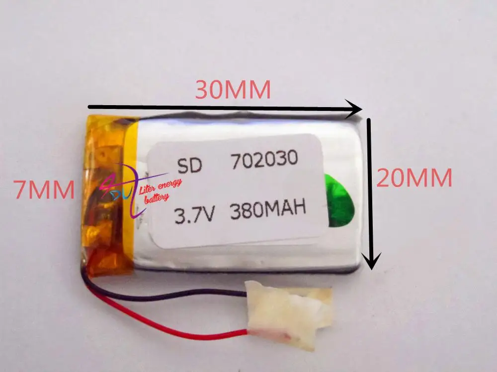 

best battery brand 3.7V lithium polymer battery 072030 702030 MP3 MP4 MP5 Bluetooth voice recorder
