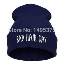 360 шт./лот горячая Распродажа день плохой прически шапка в стиле хип-хоп, Шапки вязаная шапка