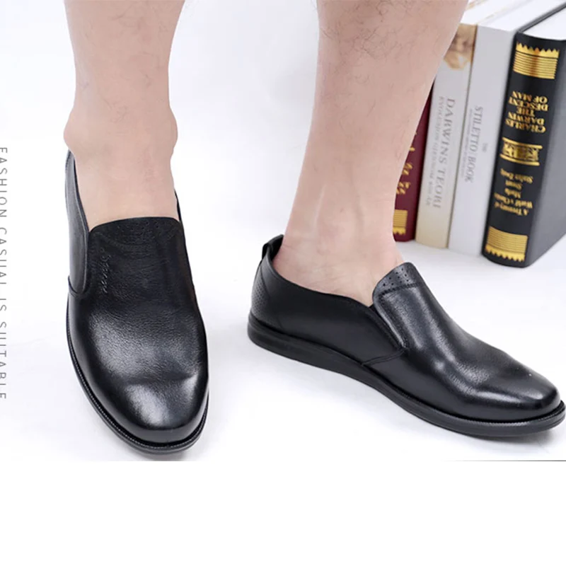 

SHUANGFENG Brand New Men Shoes Genuine Leather Flats Driving Shoes Man Male Business Casual Men's Shoes Footwear erkek ayakkabi