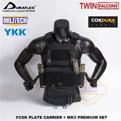 MILITECH TW FCSK BK CQC MOLLE MK3 Грудь Rig Премиум комплект военный штурм тактический жилет полиция нательная Броня Перевозчик