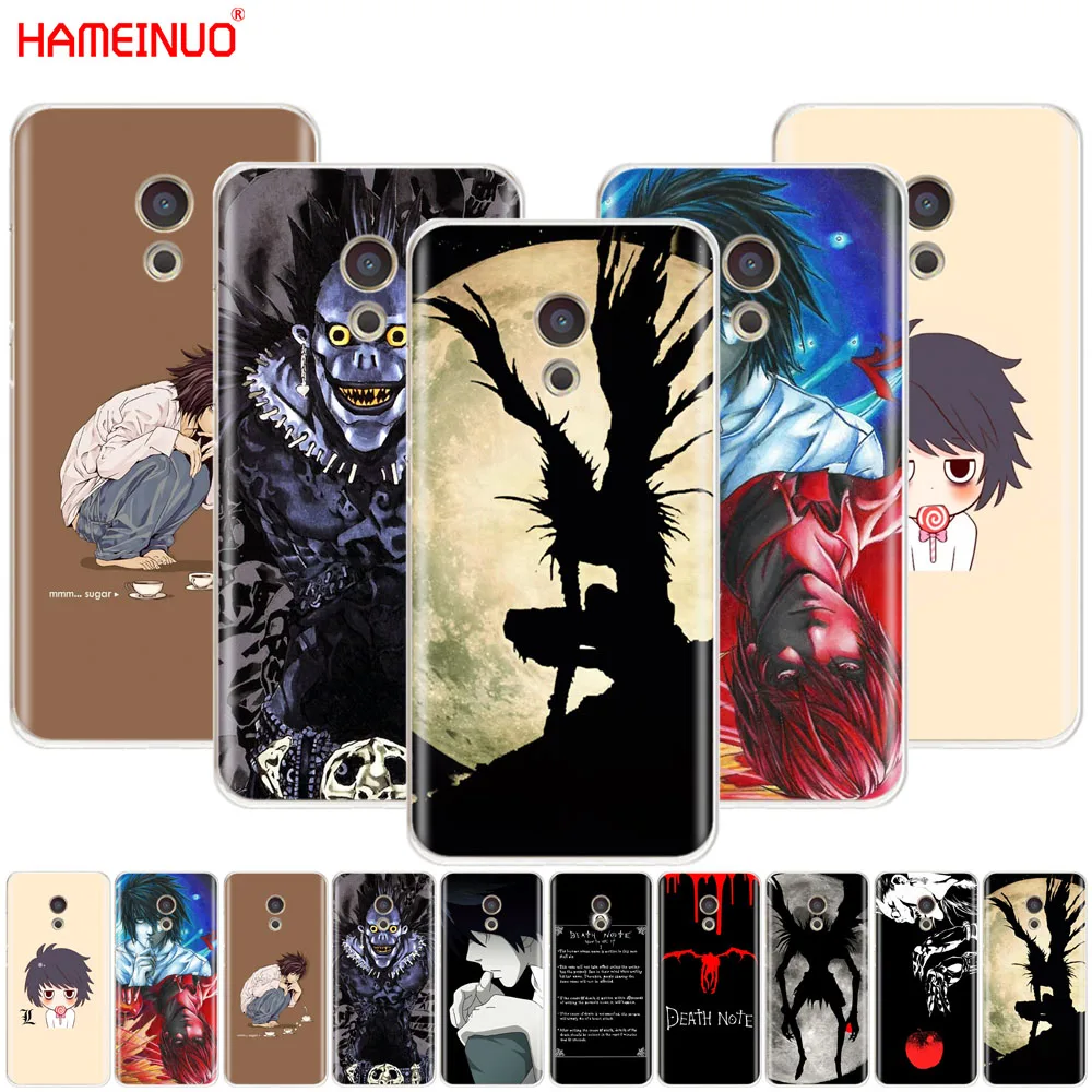 

HAMEINUO Anime Death Note Cover phone Case for Meizu M6 M5 M5S M2 M3 M3S MX4 MX5 MX6 PRO 6 5 U10 U20 note plus