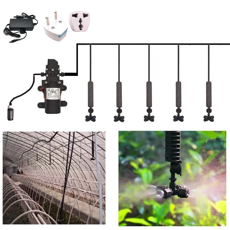 8/11mm to 4/7mm Hose 12V DC Water Pump Greenhouse Automatic Irrigation
