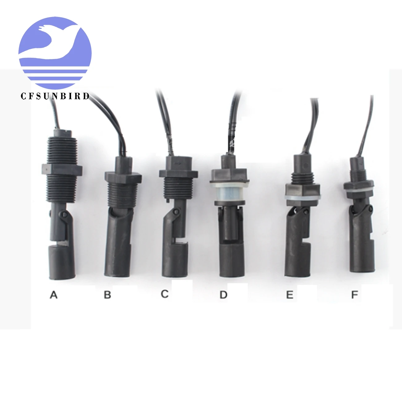 

CFsunbird 0-110V PP Right Angle Float switch Side Mount Horizontal Water level Sensor liquid Float switch For Tank Pool