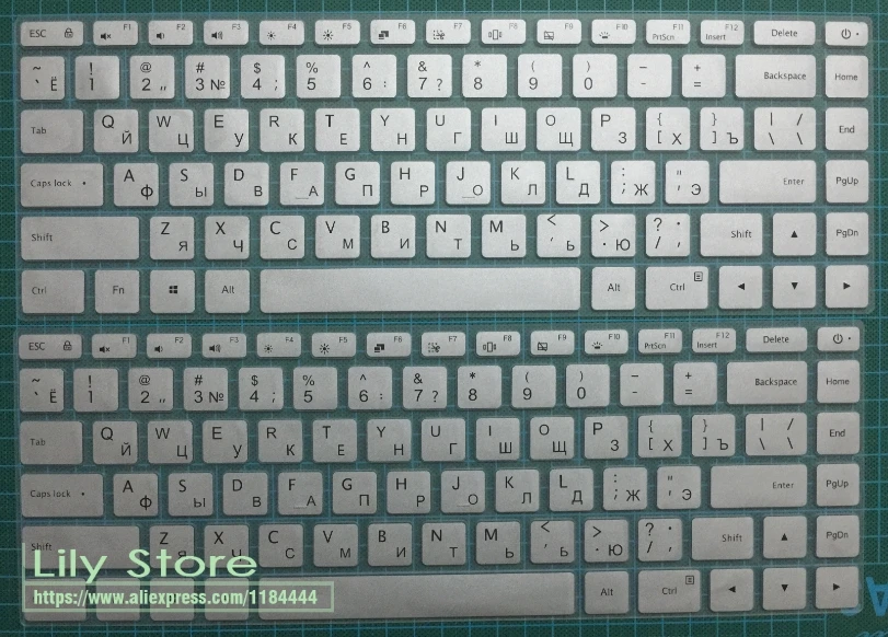 Русская силиконовая клавиатура для ноутбука, чехол для ноутбука Xiaomi mi 15 Pro/Xiaomi mi Ga mi ng notebook/Lite 15,6X110