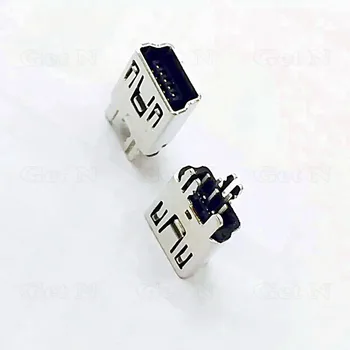 

1000pcs/lot Flat Angle 5-pin Mini USB Receptacle Socket Jack T-shaped with 3 Locating Pins