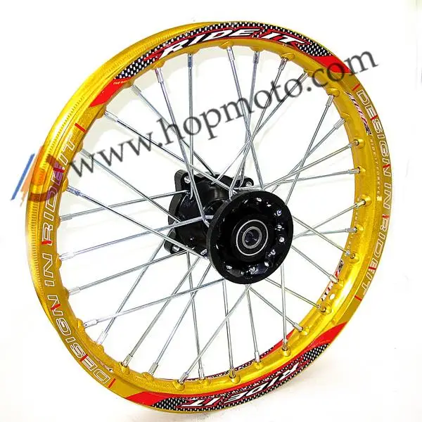 gold bike rims