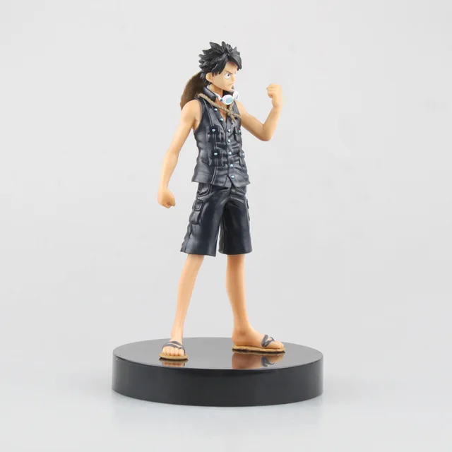 Cheap 2016 1PCS 18CM pvc Japanese anime figure ONE piece luffy black cloth ver action figure collectible model toys brinquedos Cheap 2016 1PCS 18CM pvc Japanese anime figure ONE piece luffy black cloth ver action figure collectible model toys brinquedos