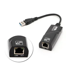 Computer Accessories USB 3.0 to 10/100/1000 Gigabit RJ45 Ethernet LAN Network Adapter 1000Mbps For PC