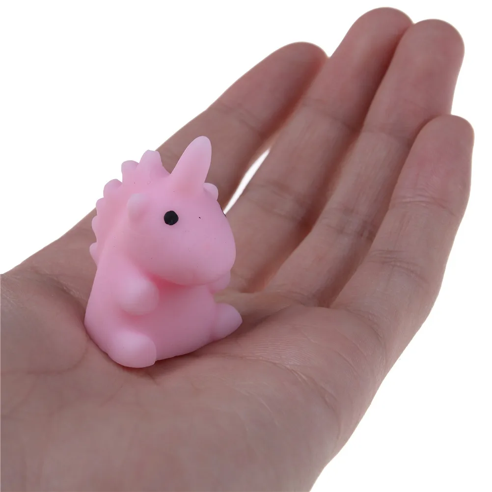 Unicorn Animals Models Cute Mini Soft Silicone Squishy Toy Fidget Hand 