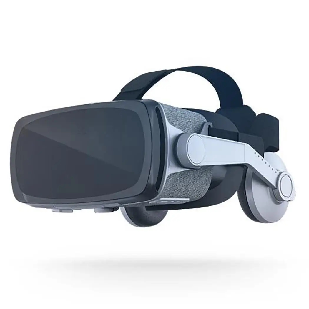 3D VR очки Смарт виртуальной реальности 3 5 мм шлем с гарнитурой серые для