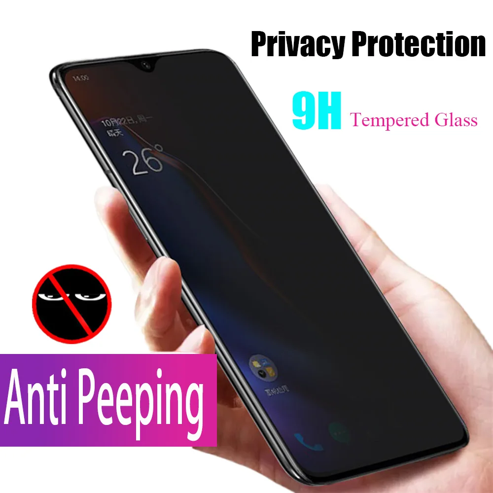 

5D Full Cover Privacy Anti Glare Glass For Oneplus 5 5T 6 6T Protection Screen Protector For Oneplus 7 Anti-Spy Film Glass