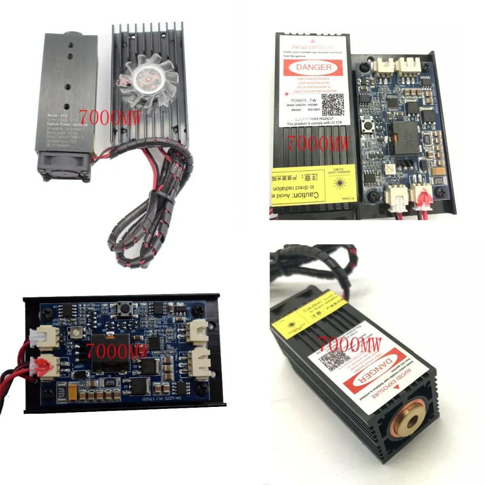 Real power 500/1000/1600/2500/5500/7000mw 405/445NM 12v laser module laser engraving diode ttl pwm control hx2p port + goggles Real power 500/1000/1600/2500/5500/7000mw 405/445NM 12v laser module laser engraving diode ttl pwm control hx2p port + goggles