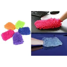 2017 new style Car Washing Cleaning Gloves Microfiber Anti Scratch car washer Household care brush wholesale