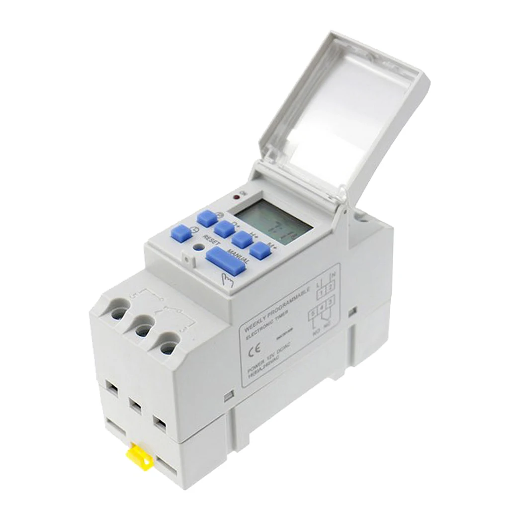 1X Digital Timer Switch 220V Manual Electric Programmable Power point 7 Days