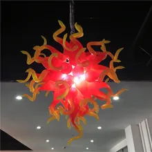 Modern Crystal Chandelier Lamp Style Hand Blown Glass Chandelier Cheap Pendant Lighting with LED Bulbs bamboo lamp chandelier modern scandinavian style small fresh