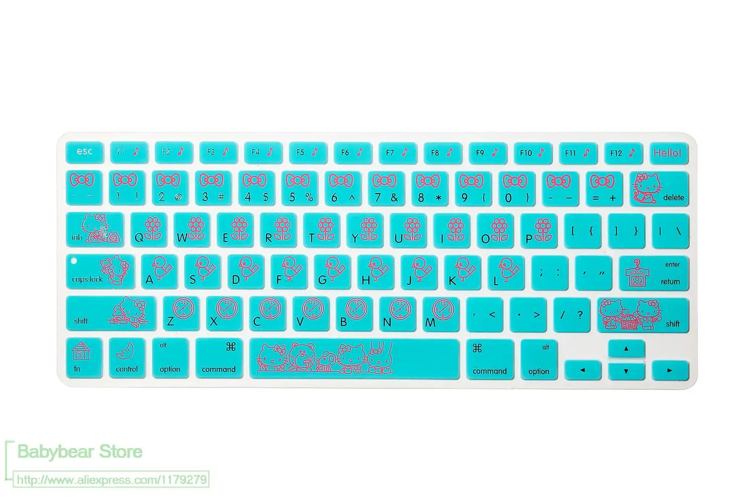Картинка Встроенная силиконовая клавиатура чехол для Macbook Air 13,3 Pro 13 15 с retina протектор для Mac book клавиатура