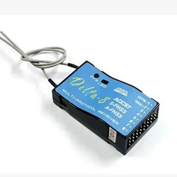 

FrSky Delta-8 2.4G ACCST FHSS/A FHSS 8CH Receiver Compatible with Futaba Hitecopter