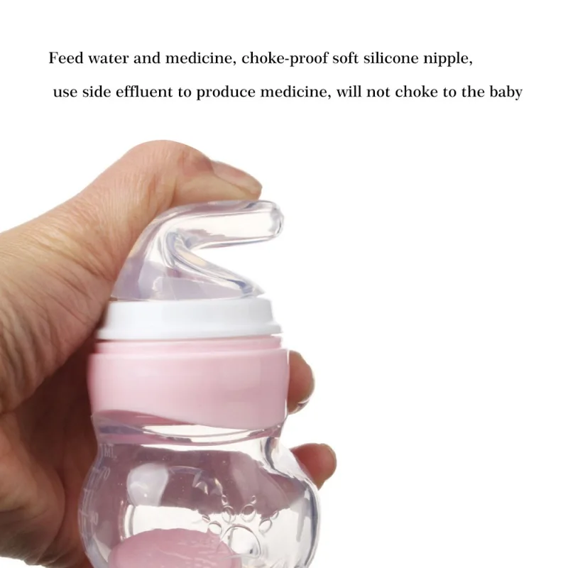 New Cute Infant Silicone Soft Nipple Type Medicine Feeder Pacifier Liquid Medicine Dispenser Toddler Feeder