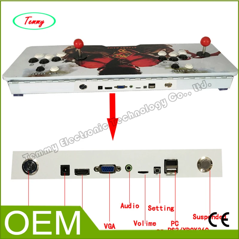 Video game MACHINE consoles Pandora box 4S jamma multi game 680 in 1 controller Wholesale Sports & Entertainment