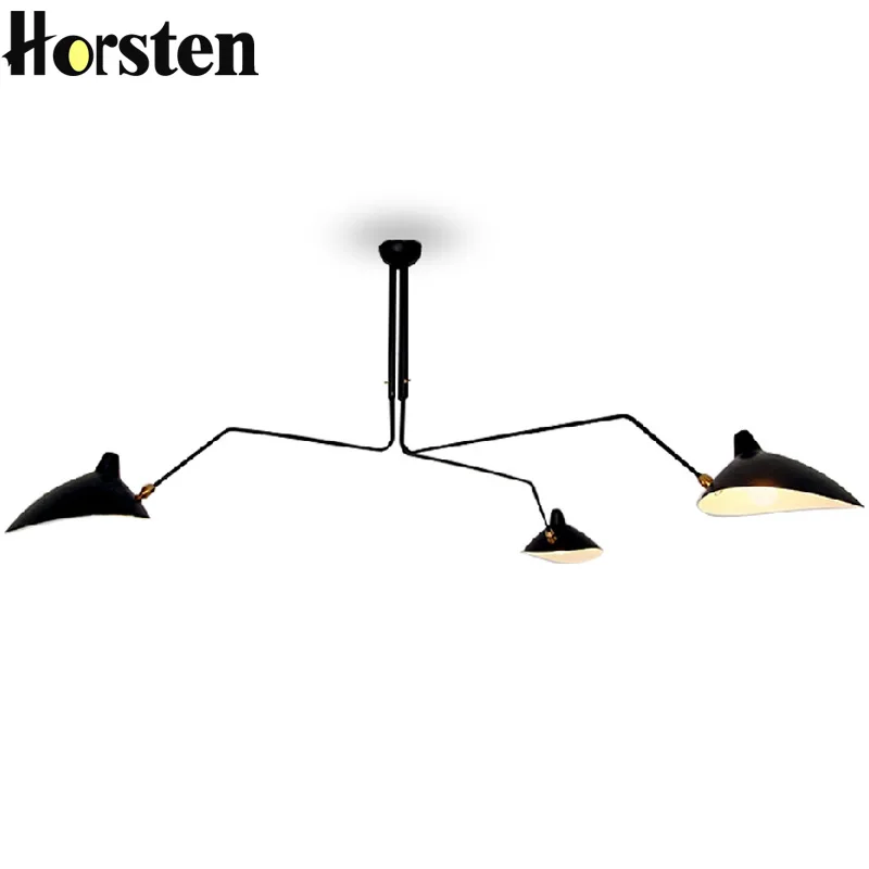 

Horsten Nordic Postmodern Creative Ceiling Lights Vintage 3 Heads Rotatable Ceiling Lamp Living Room Bedroom Ceiling Lighting