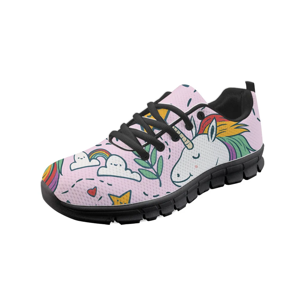 

Pink Unicorn Design Women Flats Platform Loafers Lazy Shoes for Outside Female Woman Hospital Nurse Shoes Sneakers Zapatos Mujer