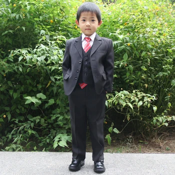 

Kids/Children Solid Black Formal Boys Wedding/Tuxedo Suits boy Blazer Suit Mariages/Perform Dress Costume Enfants Garcon Blazers