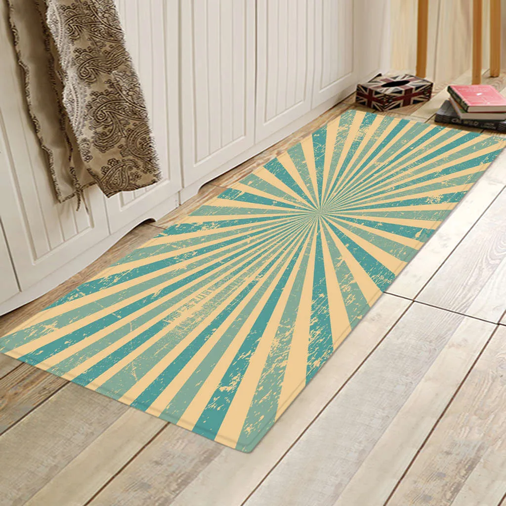 ISHOWTIENDA кухонный ножной дверной коврик машинный моющийся Пледы для Entryway и Арт Декор для спальни